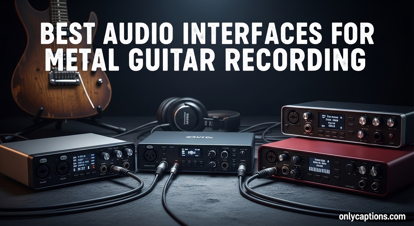 6 Best Audio Interfaces For Metal Guitar Recording May 2026 Expert Guide Best Audio Interfaces For Metal Guitar Recording 