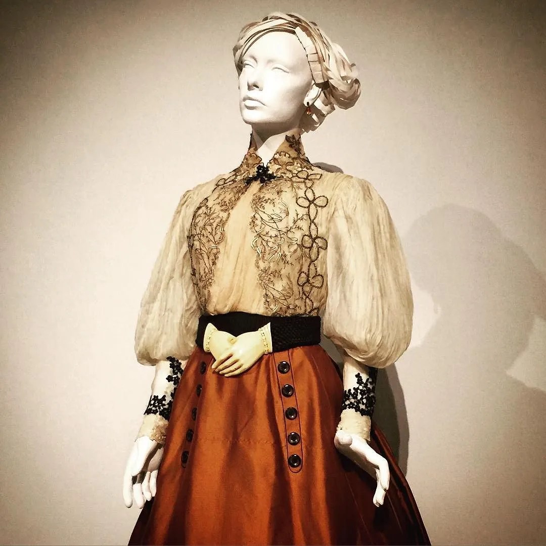 Mannequin in vintage clothes