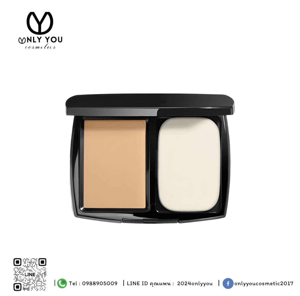 ตลับแป้งพัฟสี่เหลี่ยม ตลับแป้งพัฟ ตลับแป้งเปล่า โรงงานผลิตตลับแป้ง