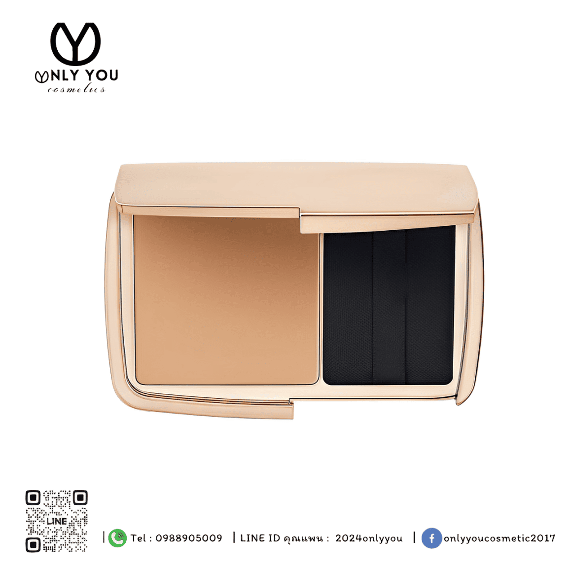 ตลับแป้งพัฟสี่เหลี่ยมโรสโกลด์ ตลับแป้ง ผลิตตลับแป้งพัฟ ตลับเปล่าคุชชั่น ตลับแป้งพัฟเปล่า ตลับแป้งเปล่า ตลับรองพื้น ตลับคุชชั่นเปล่า