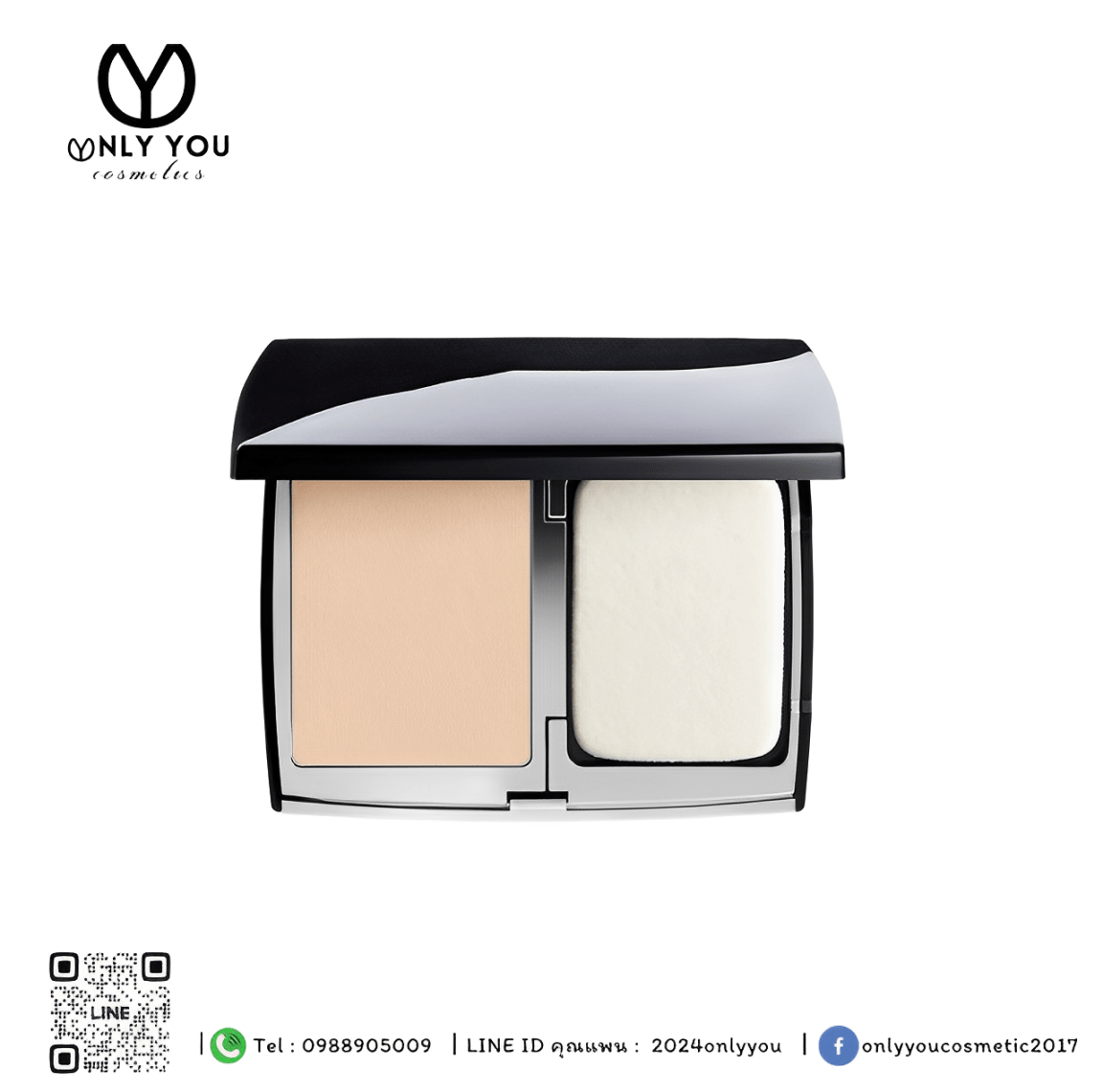 ตลับแป้งพัฟ ตลับแป้งเปล่า ตลับแป้งเหลี่ยม ตลับแป้ง ตลับแป้งพัฟเปล่า Square โรงงานแพ็คเกจจิ้งเครื่องสำอาง ผลิตตลับแป้ง