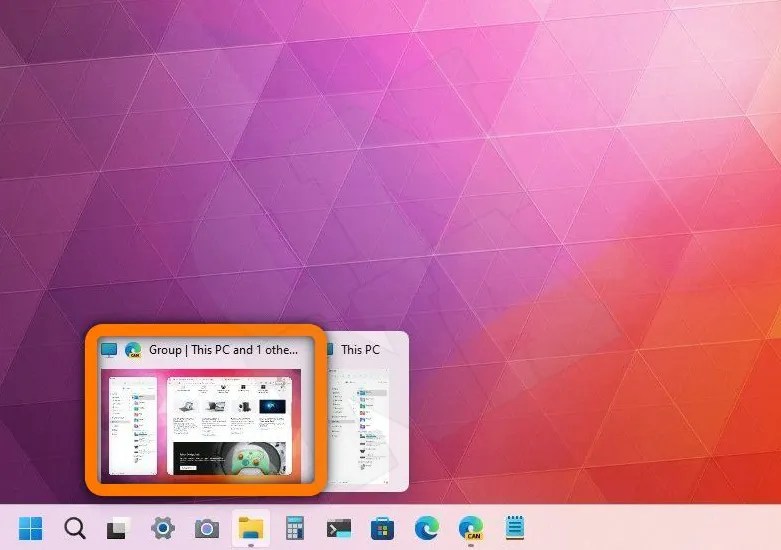 windows11 snap group