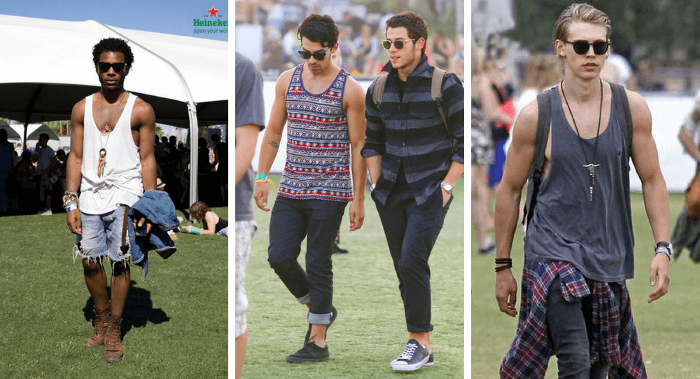 What to wear to a music festival: for guys
