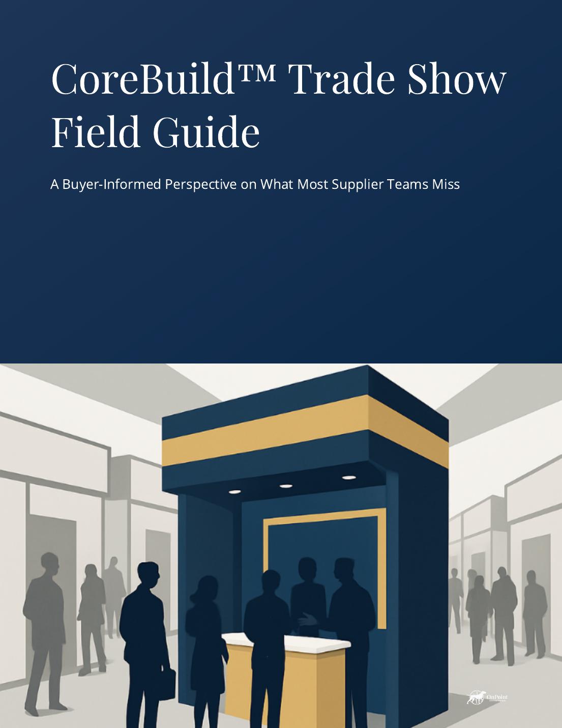 CoreBuild Trade Show field guide cover