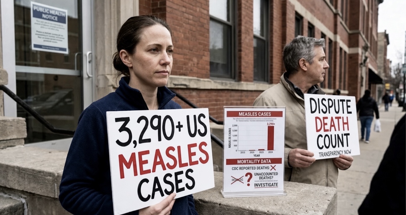 US Measles Cases Top 3,290 Amid Dispute Over Death Count