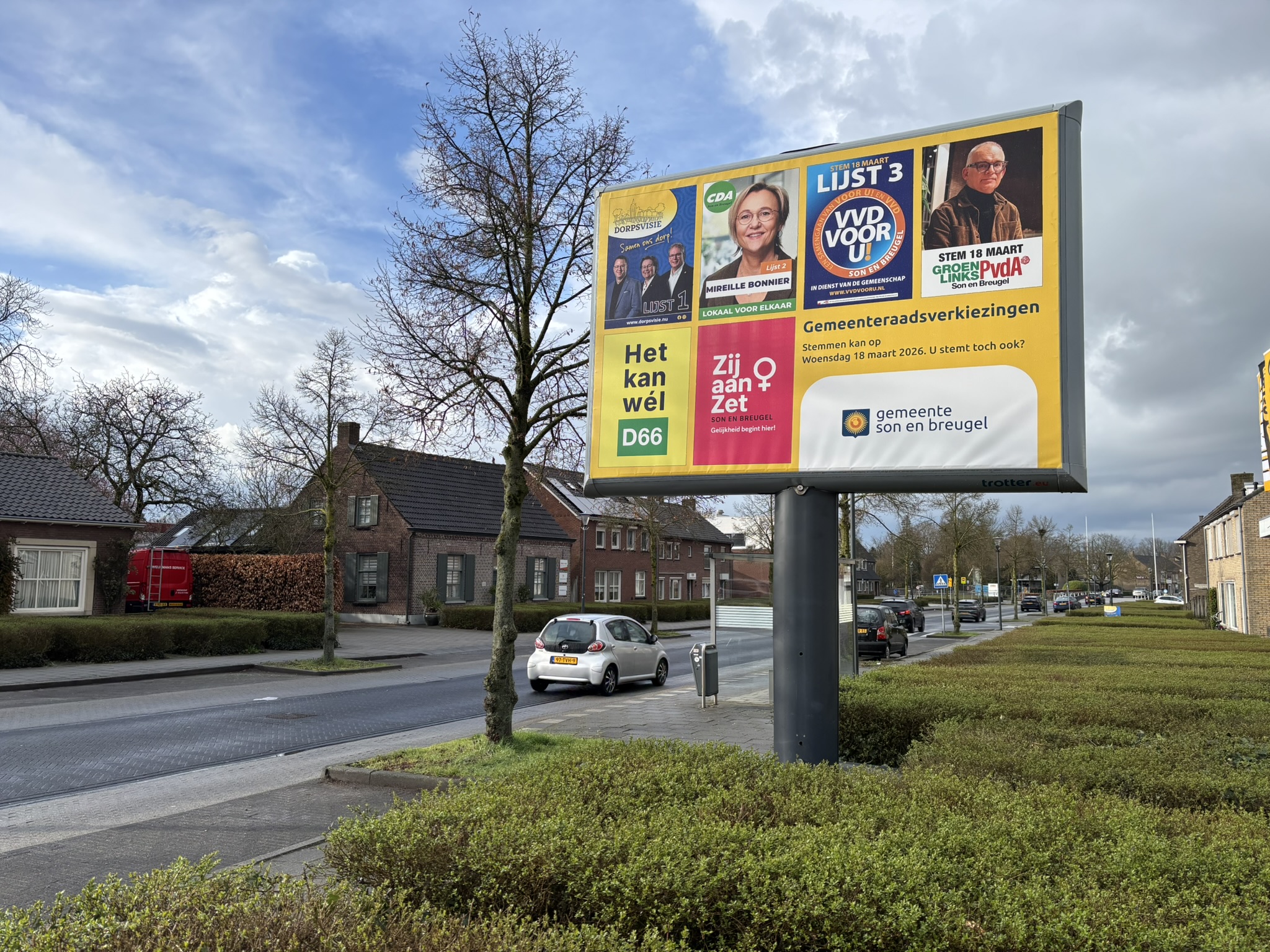 Hoe transparant is politieke reclame in Son en Breugel?