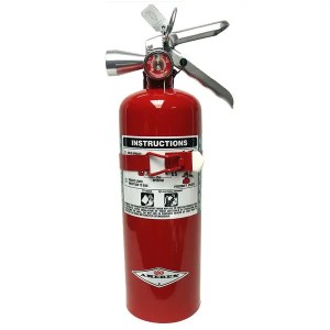 Amerex B394TS | 5.5 lb Halotron I | Clean Agent Fire Extinguisher with Aircraft Bracket | 5B:C