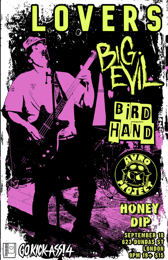 Lovers, Big Evil, Birdhand, Avro Project,