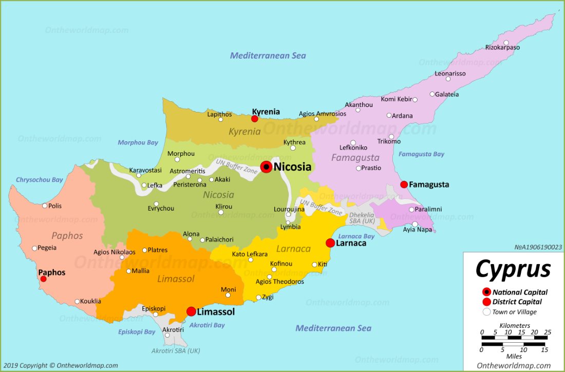 Cyprus Maps Maps Of Cyprus Map Of Cyprus 