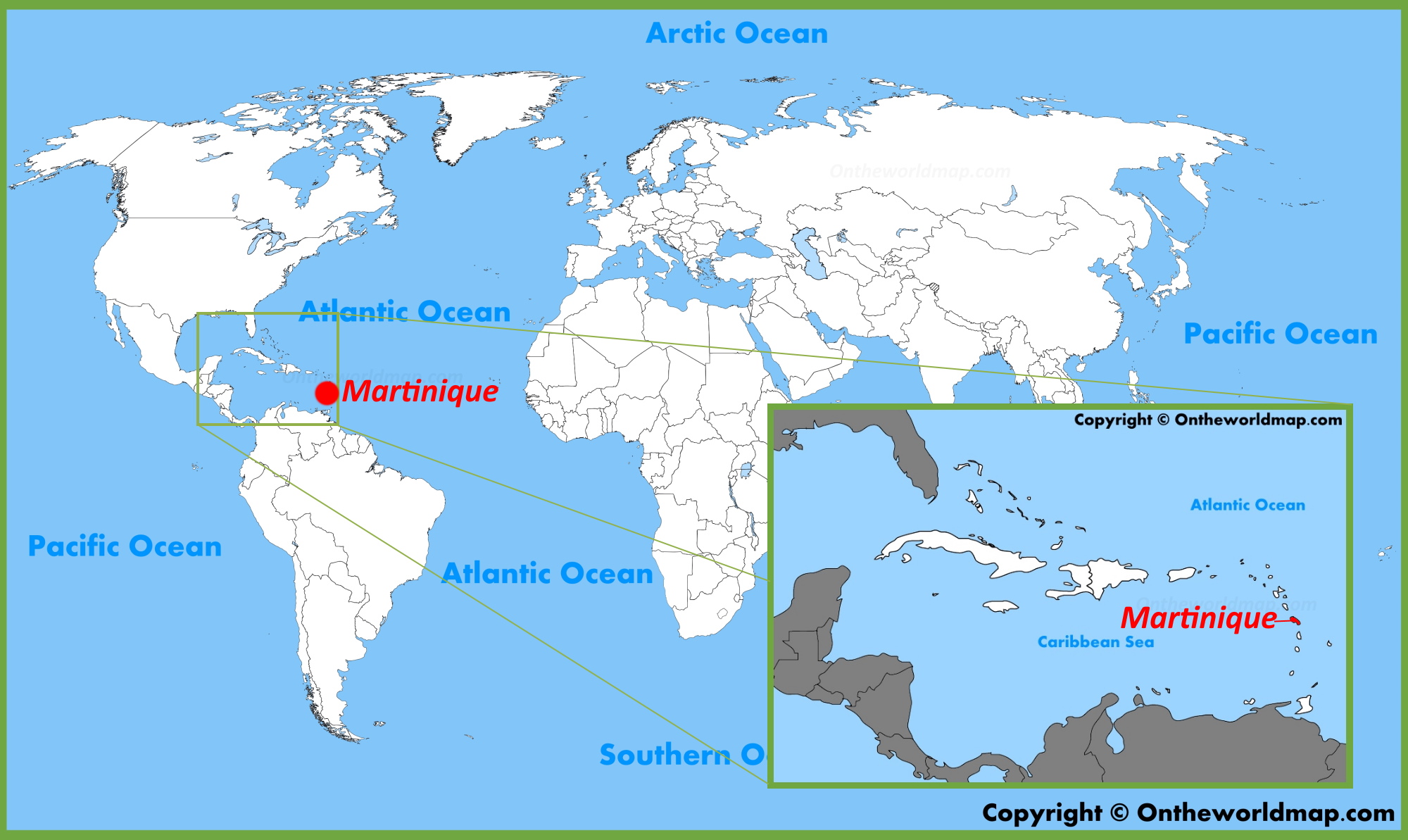 Martinique Map Location At Ronald Whitehurst Blog Martinique Location Map 