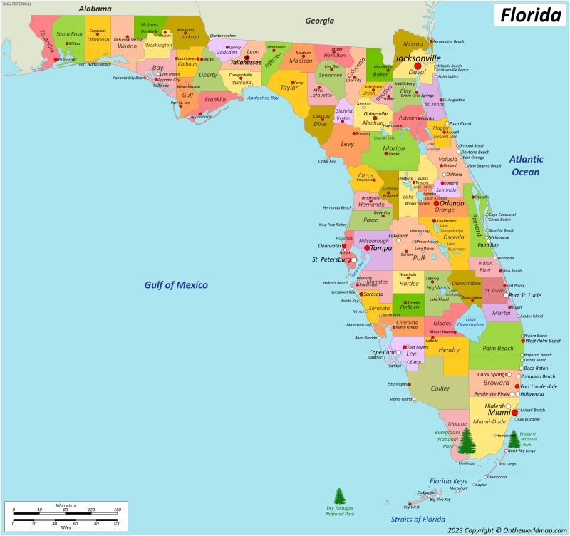 Florida state map
