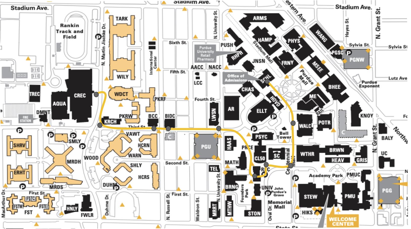 Group Visit Tours Map 2 