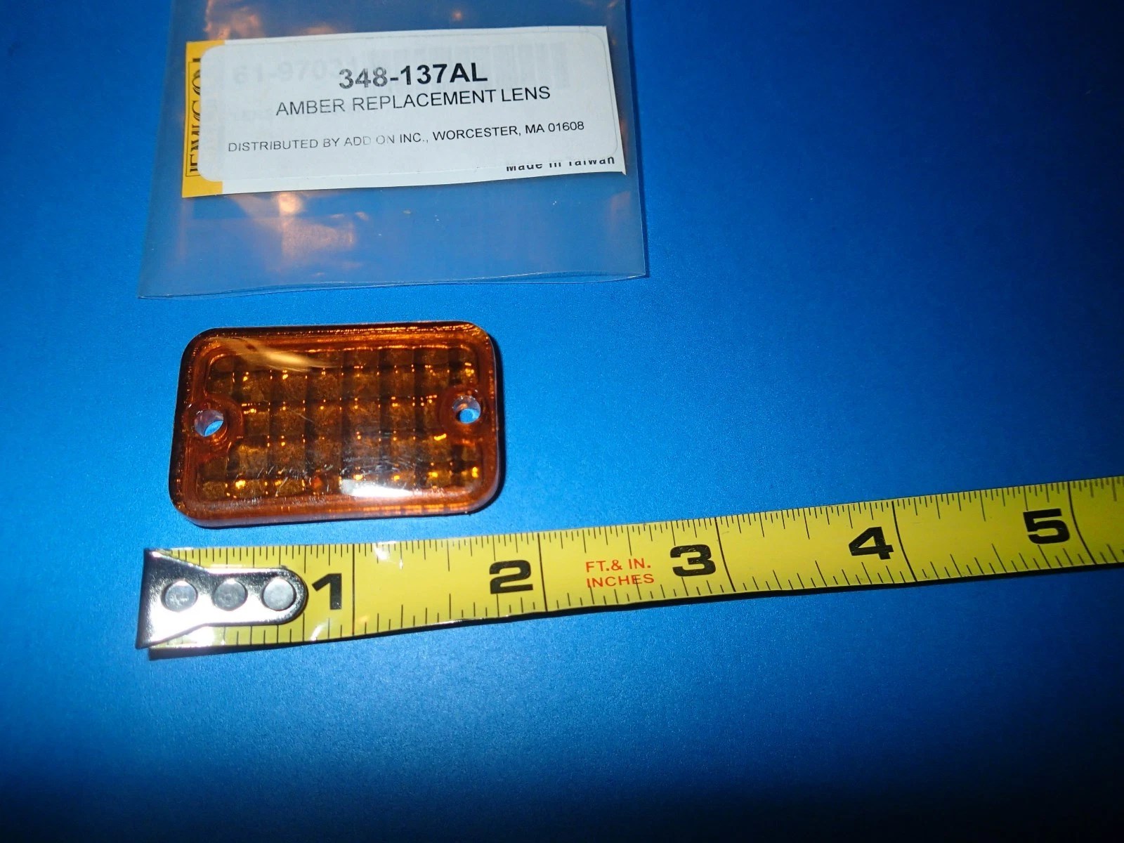 Replacement Lens for Clearance/ Side Marker Light/ Other, 348-137AL