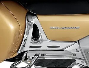 Chrome and Rubber Battery Side Cover Trim GL1800 2001-10