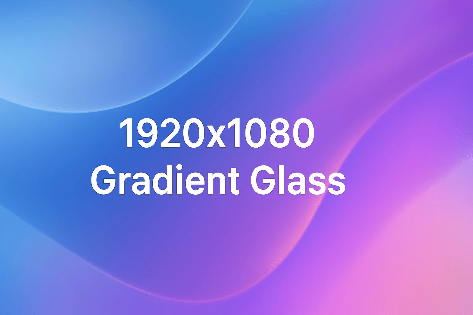 Gradient Glass Background 1920x1080