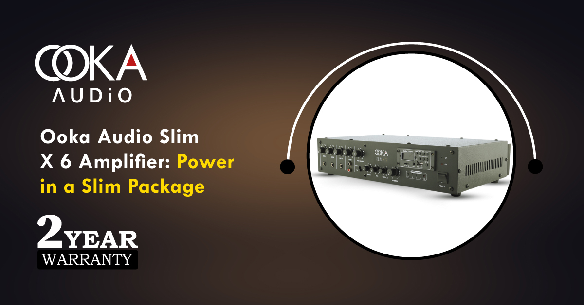 Audio amplifier for retail showrooms
