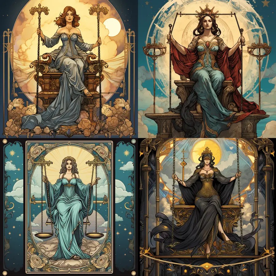 Justice - generated in Midjourney