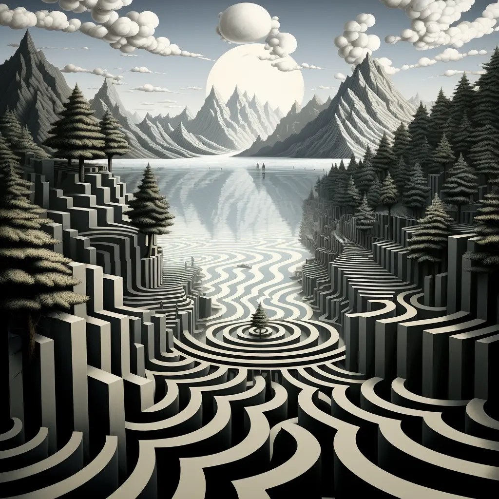 How to build optical illusion prompts in Midjourney - Oollecode