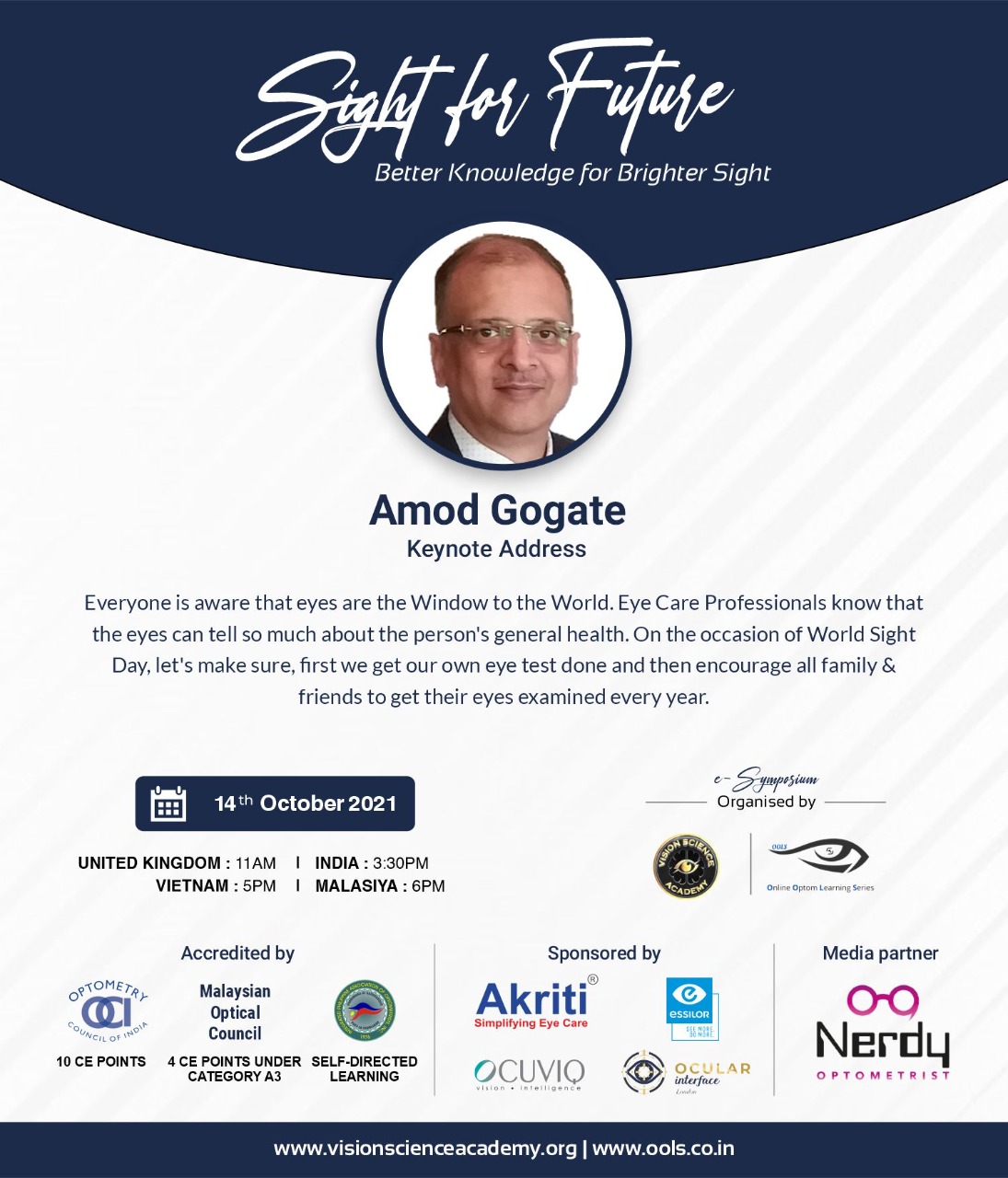 “Sight for Future - Better Knowledge for Brighter Sight by VSA and OOLS