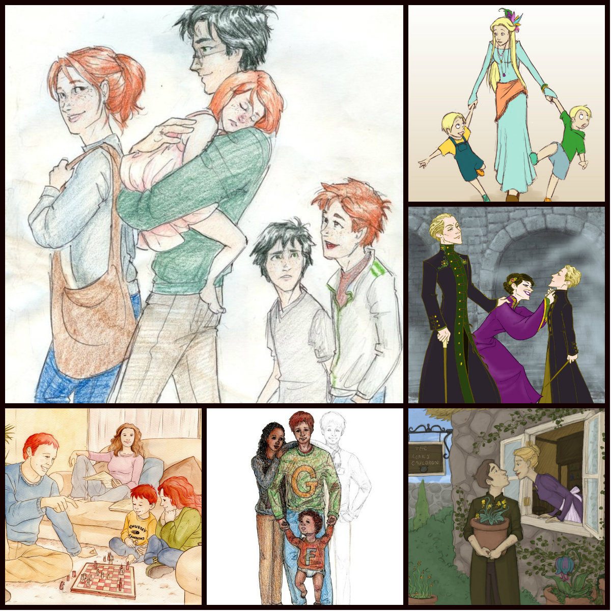 Невилл долгопупс и полумна лавгуд арты 