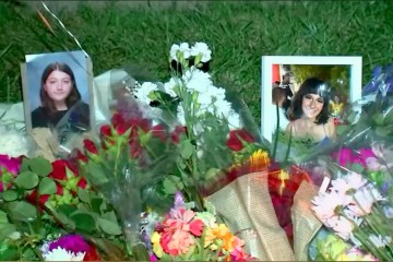 A vigil is held for two teens