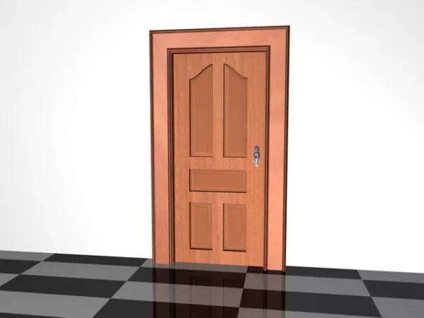 5 Panel Door Design Free 3d Model 3ds Max Vray Open3dmodel 206026