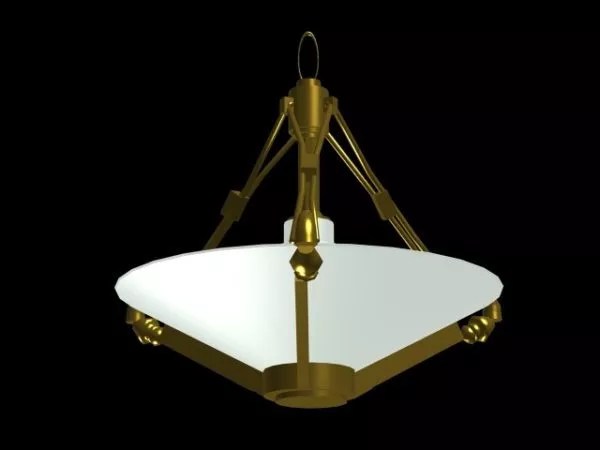 Home Alabaster Brass Ceiling Light Free 3ds Max Model 3ds Max
