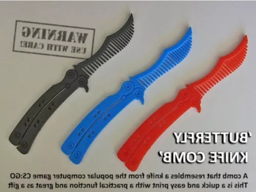 If you've been wondering, what is 3d printing, anyway? you've come to the right place! Butterfly Knife Comb Printable Free 3d Model 3dm Open3dmodel 313912