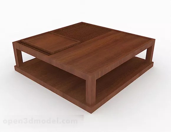 Japanese Wooden Tea Table Design Free 3d Model Max Open3dmodel 332933
