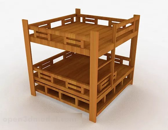 Modern Style Wooden Double Bed Free 3d Model Max Open3dmodel 327701
