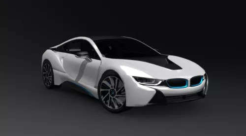 Bmw i8 car free 3d model