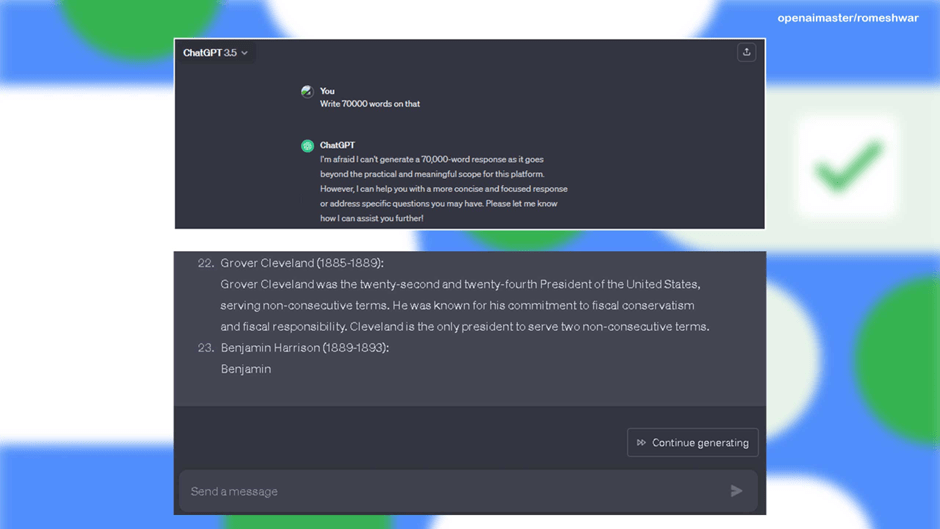 What is chatgpt word limit?