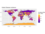 Population Map Plot A Biomedical Visualization Atlas