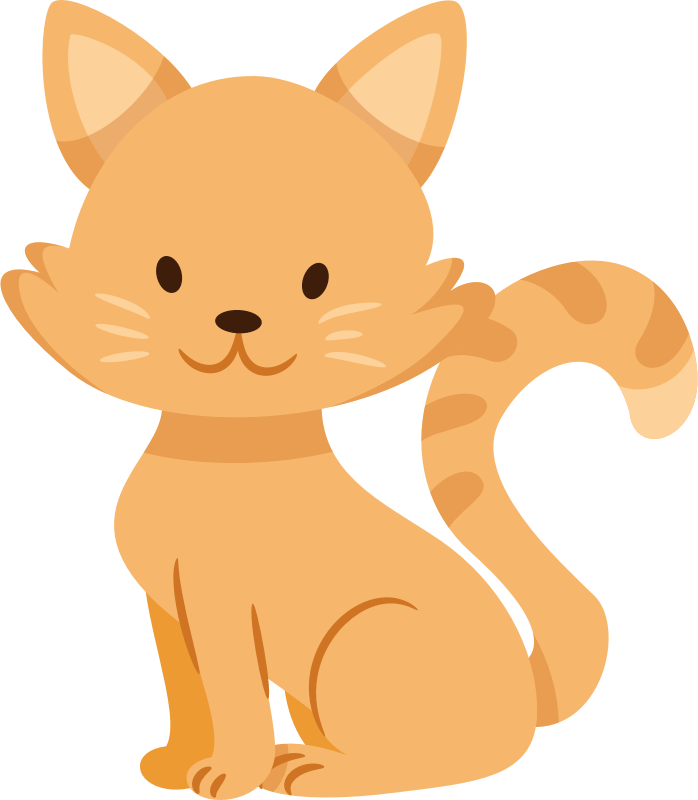 Cute black cat svg dxf png kitten tilted head clipart feline cartoon . Cartoon Cat Openclipart