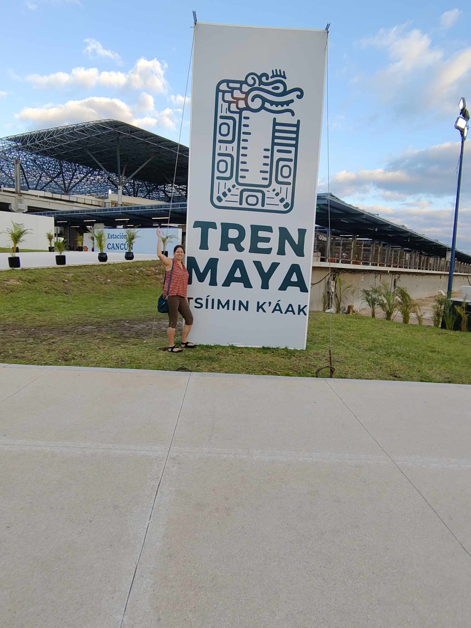 Cancun Station for the Mayan Train in Mexico