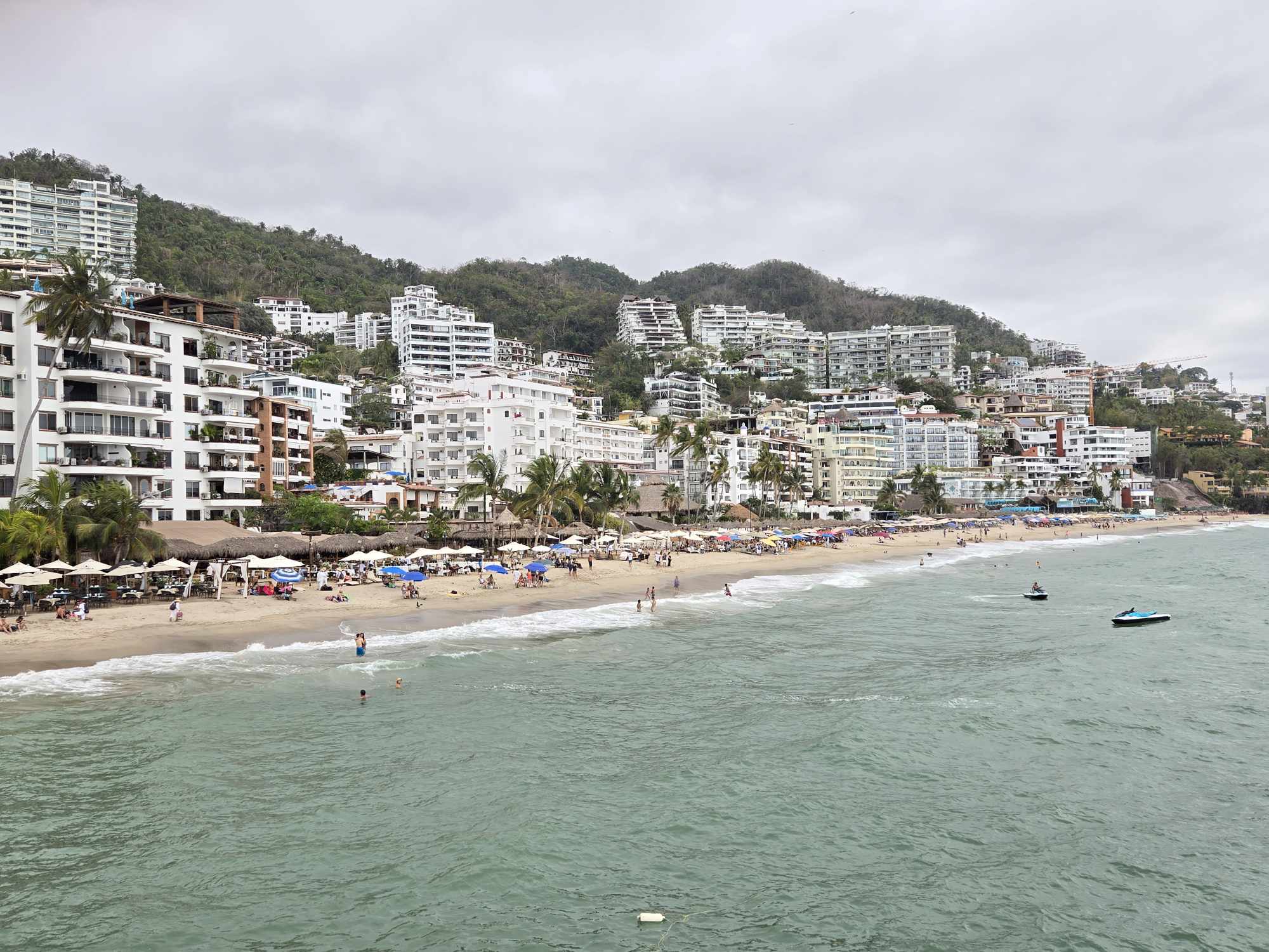 Los Muertos Beach in Puerto Vallarta, Mexico