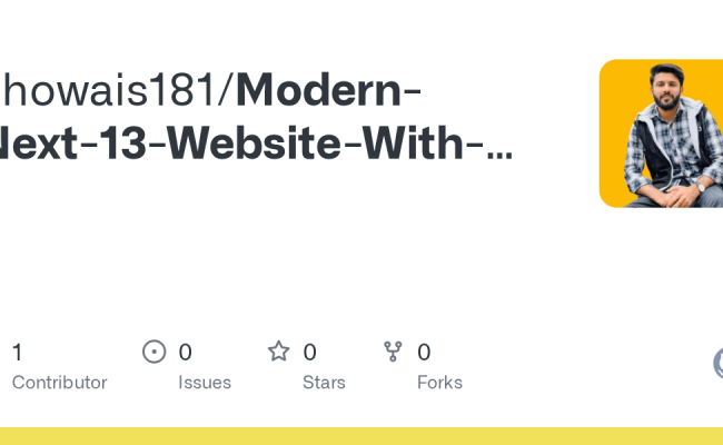 GitHub - Chowais181/Modern-Next-13-Website-With-Framer-Motion-Tailwind-CSS