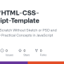 GitHub - ASamX/HTML-CSS-JavaScript-Template: Created From Scratch Without Sketch Or PSD And ...