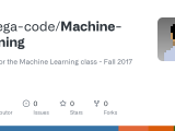 Github Davega Code Machine Learning Codes For The Machine Learning