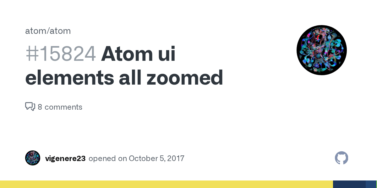 Atom Ui Elements All Zoomed Issue 15824 Atom Atom Github