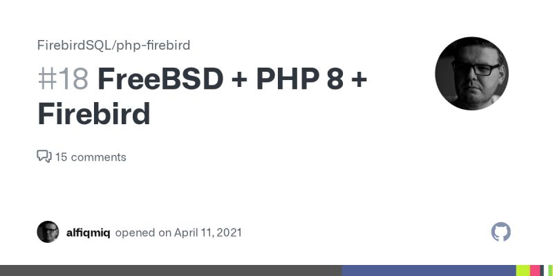 Github Firebirdsql Php Firebird Firebird Php Driver - Best Colorful Images in Mobile