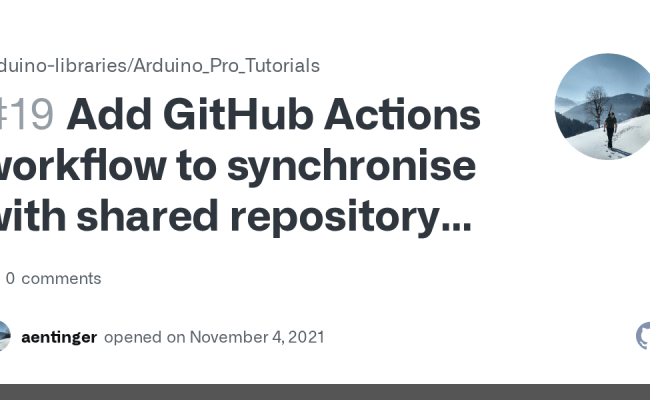 Add GitHub Actions Workflow To Synchronise With Shared Repository ...