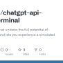 GitHub - Janfilips/chatgpt-api-linux-terminal: Python Script That Unlocks The Full Potential Of ...
