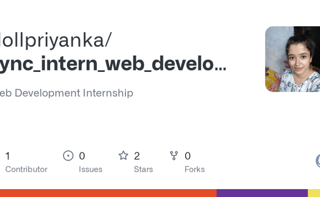 GitHub - Dollpriyanka/sync_intern_web_development_-internship: Web ...
