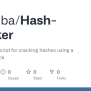 GitHub - JayGaba/Hash-Cracker: A Brute Force Script For Cracking Hashes ...