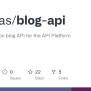 GitHub - Dunglas/blog-api: A Demonstration Blog API For The API ...