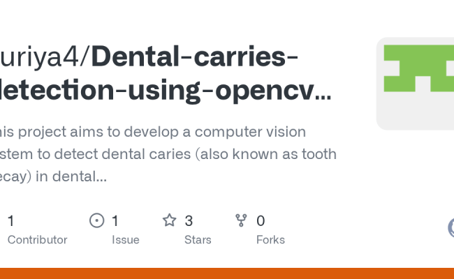 GitHub - Suriya4/Dental-carries-detection-using-opencv-and-cnn: This ...