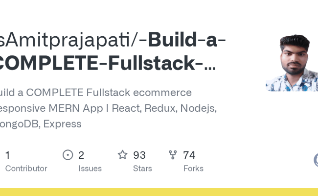 GitHub - IsAmitprajapati/-Build-a-COMPLETE-Fullstack-ecommerce-Responsive-MERN-App-React-Redux ...