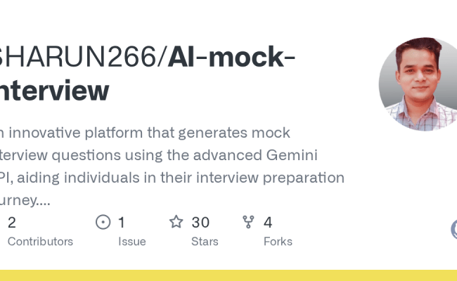 GitHub - SHARUN266/AI-mock-interview: An Innovative Platform That ...