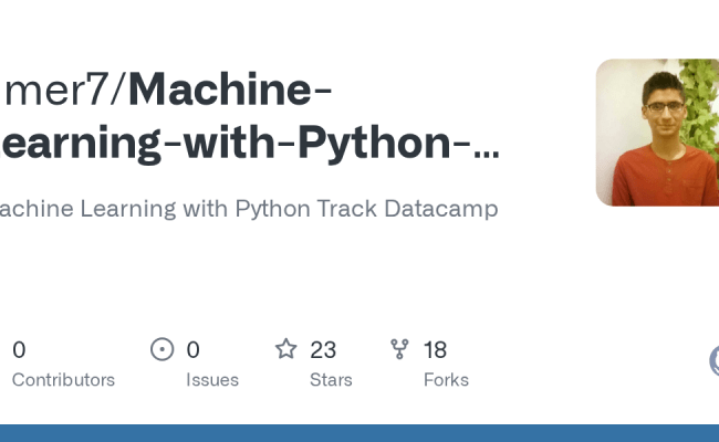 GitHub - Umer7/Machine-Learning-with-Python-Datacamp: Machine Learning ...